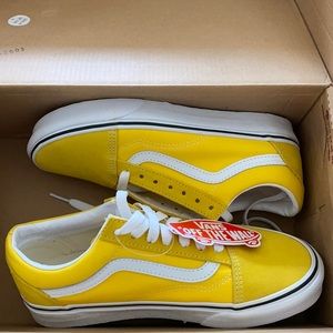 Vans vibrant yellow shoes